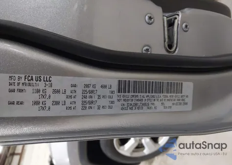 2018 Jeep Compass Latitude 4X4 from USA, damaged, VIN 3C4NJDBB1JT349519